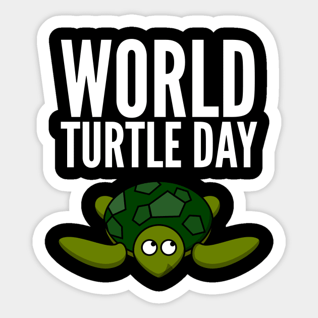 World Turtle Day Sticker by RecoveryTees